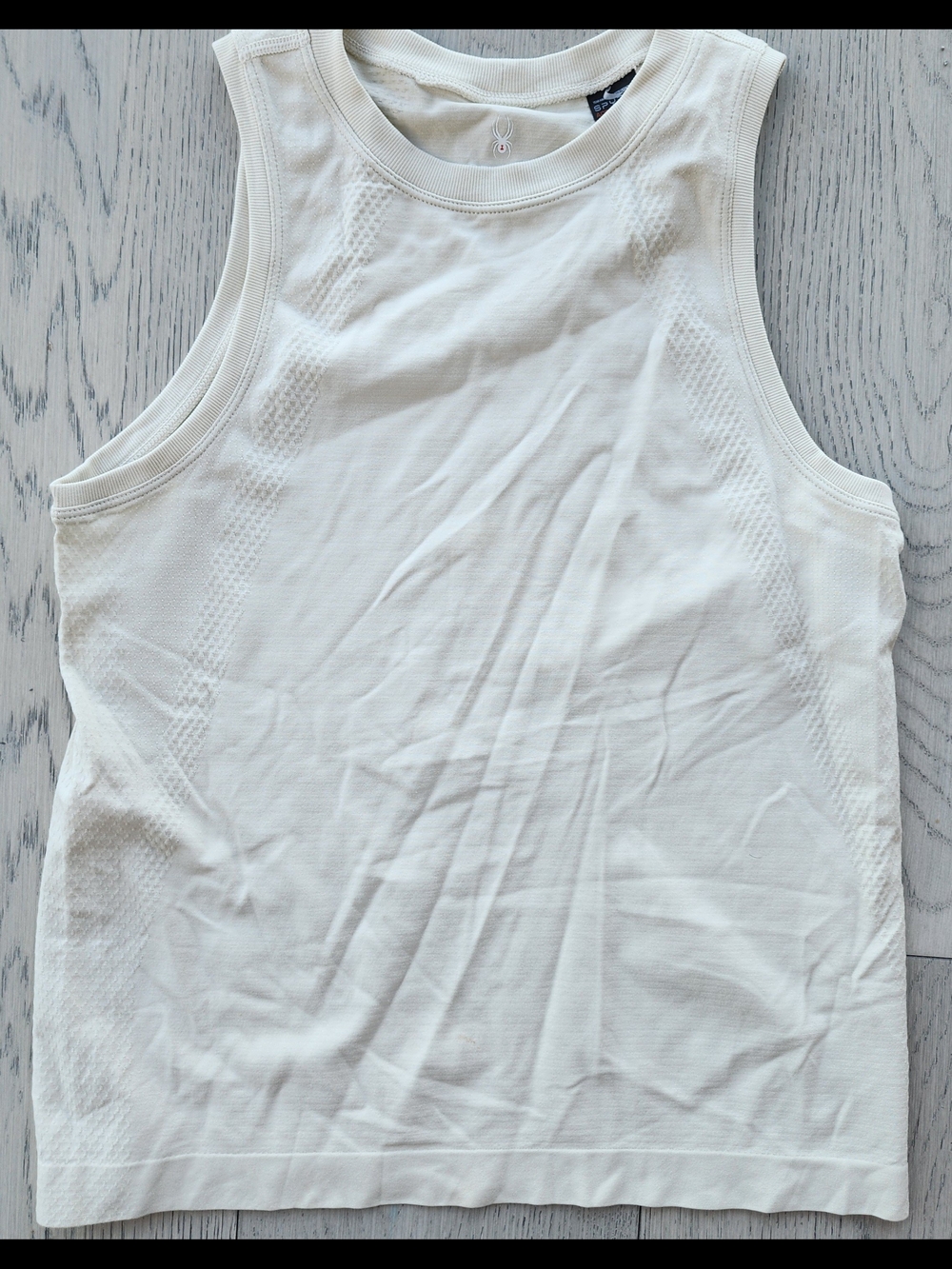 NWOT Spyder Active Sport Seamless Tank Bundle Black & Cream Size Small